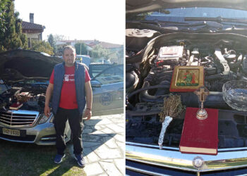 Νέο ταξί στο Βελβεντό: Οδηγός η Σταυρούλα Στεφάνου – Αγιασμός στον Άγιο Διονύσιο Βελβεντού (του παπαδάσκαλου Κωνσταντίνου Ι. Κώστα)