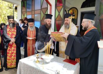 Ευχέλαιο στο Νοσοκομείο Φλώρινας από τον Μητροπολίτη Ειρηναίο