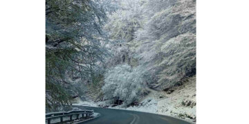 Χιονισμένες εικόνες στο δρόμο Φλώρινα – Βίγλα – Πισοδέρι – Πρέσπες