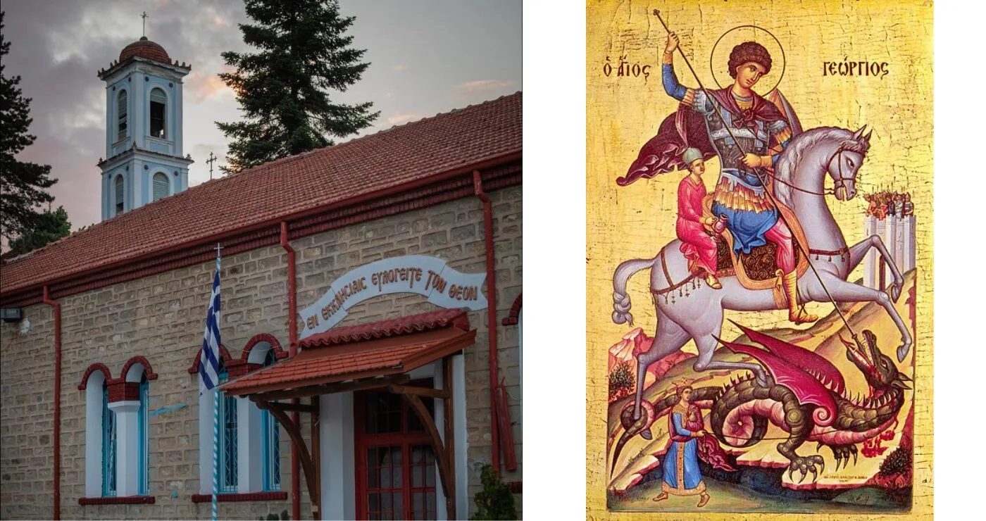 Πανήγυρις του Ι.Ν. Αγίου Γεωργίου Φλώρινας – Προς προσκύνηση λείψανο του Αγίου