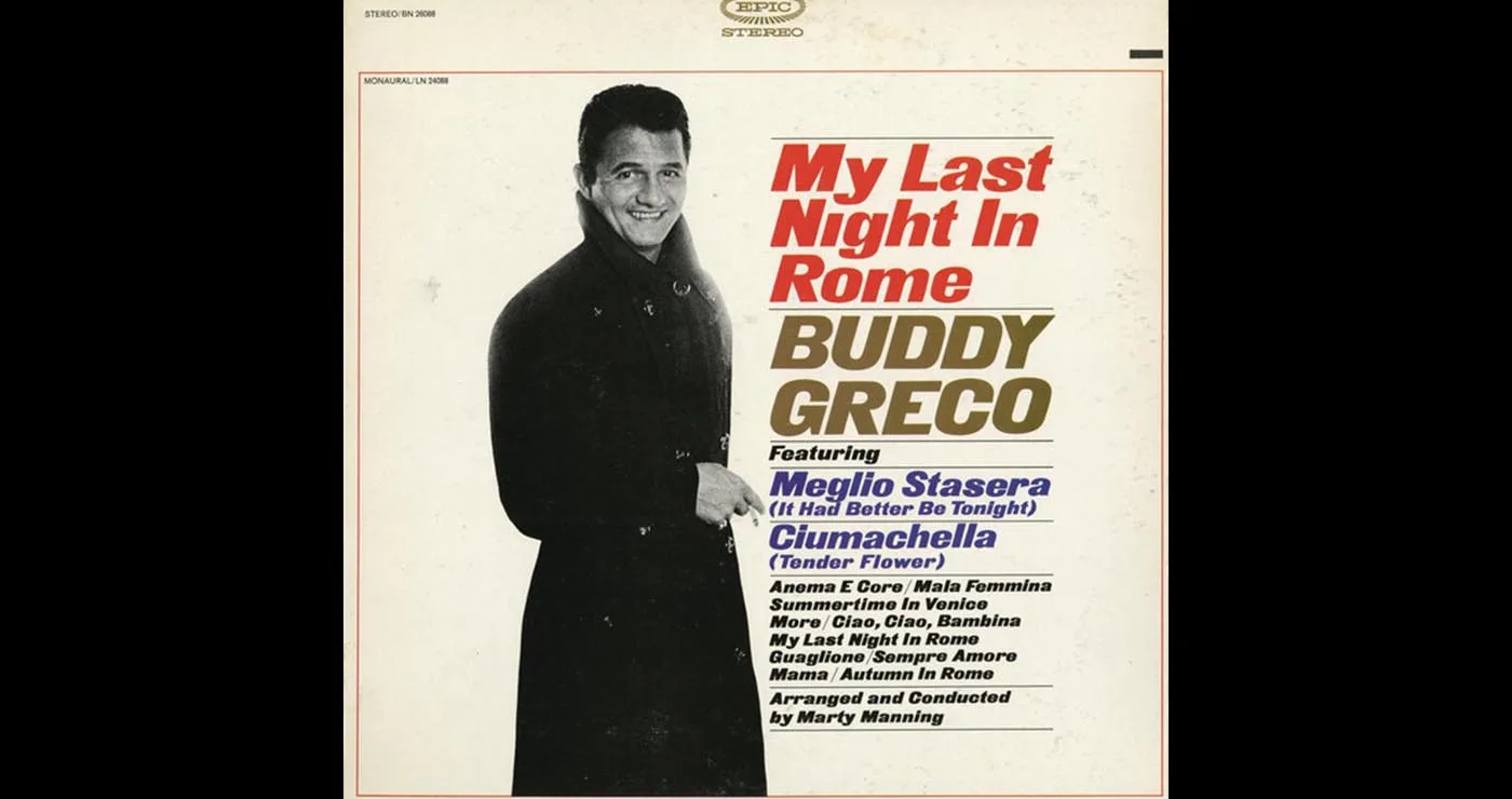 Οι μουσικές επιλογές του e-ptolemeos.gr: Buddy Greco – It Had Better Be Tonight (Meglio Stasera) (1964)