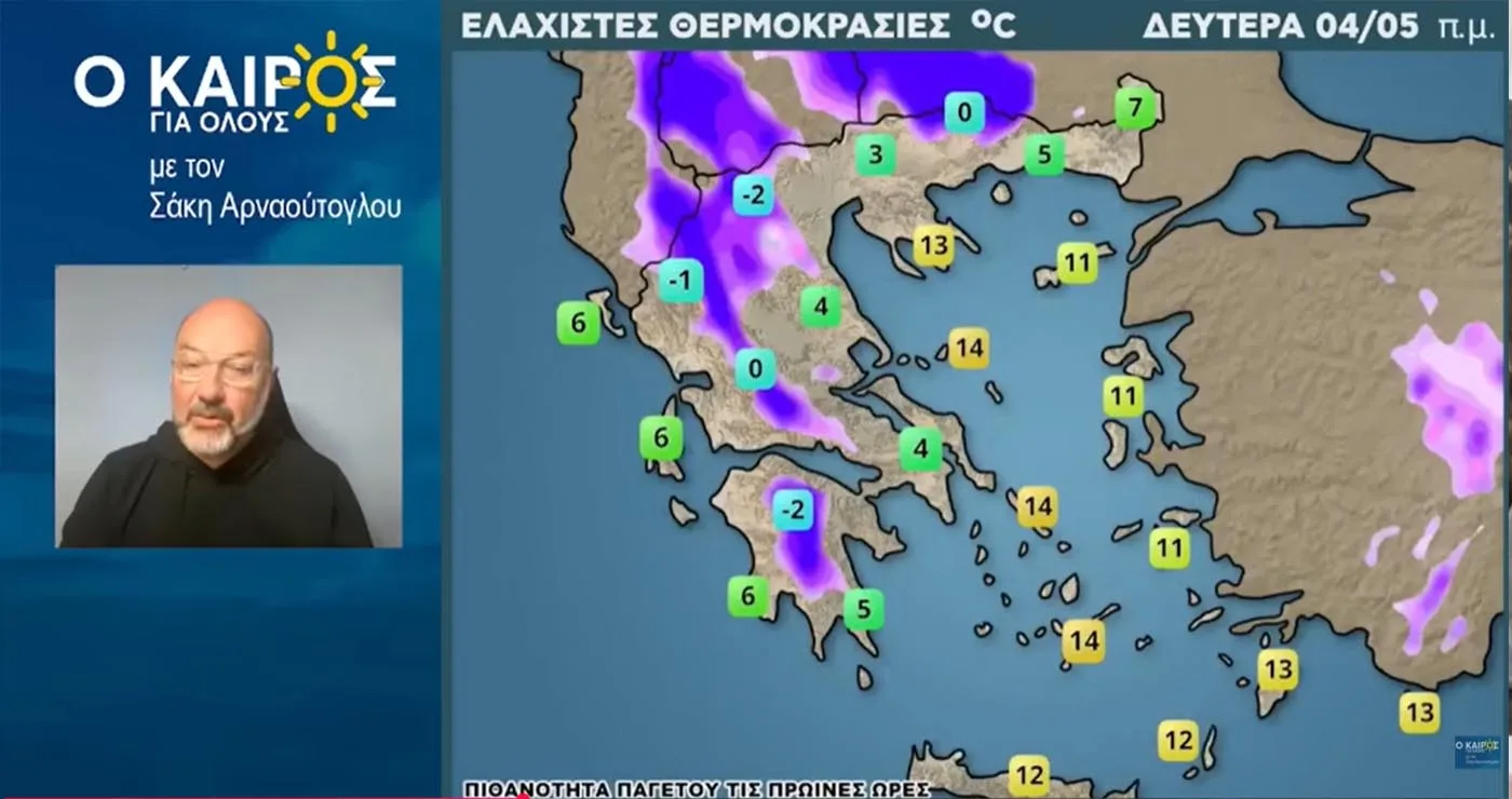 Αλλάζει ο καιρός: Από το κρύο στο… καλοκαίρι  – Η πρόβλεψη Αρναούτογλου