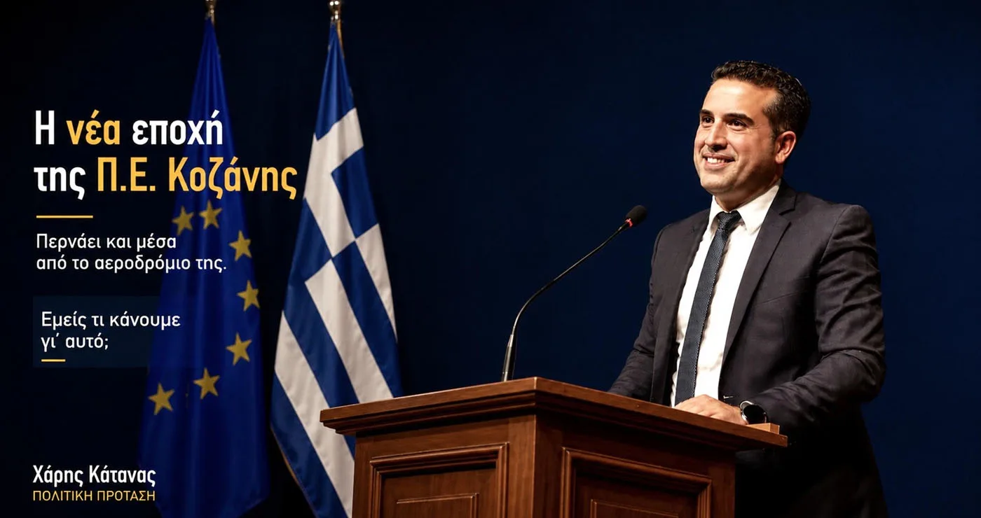 Η νέα εποχή της Π.Ε Κοζάνης περνά και μέσα από το αεροδρόμιό της. Εμείς τι κάνουμε για αυτό; (Γράφει ο Χάρης Κάτανας)