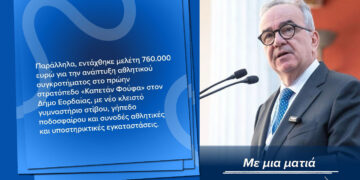 Η ανάρτηση Παπαθανάση για τα έργα που γίνονται μέσω ΔΑΜ στη Δυτική Μακεδονία