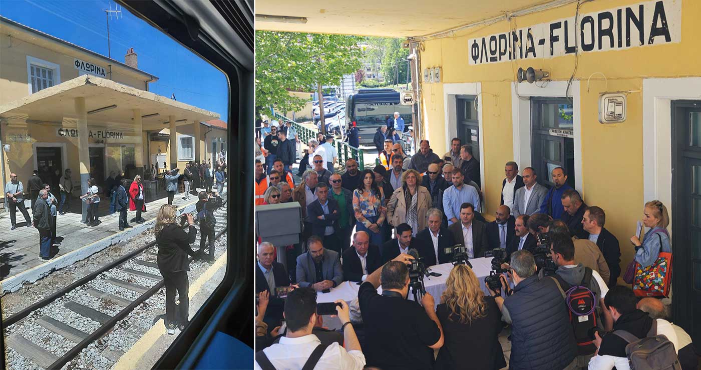 Κυρανάκης από Φλώρινα: «Επανακτούμε την εμπιστοσύνη του κόσμου απέναντι στο τρένο» – Δύο δρομολόγια τη μέρα για Φλώρινα-Θεσσαλονίκη