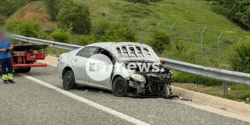 Στο νοσοκομείο τριμελής οικογένεια μετά από τροχαίο στην Εγνατία Οδό