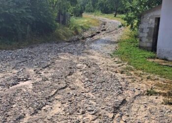 Κοζάνη: Προσωρινά κλειστός ο δρόμος προς τον Σταυρό της Γαλάνης μετά την έντονη βροχόπτωση