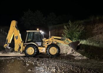 Οι ισχυρές βροχοπτώσεις «έπνιξαν» Ελλήσποντο και Υψηλάντη στο Δήμο Κοζάνης- Προβλήματα σε δρόμους και καλλιέργειες