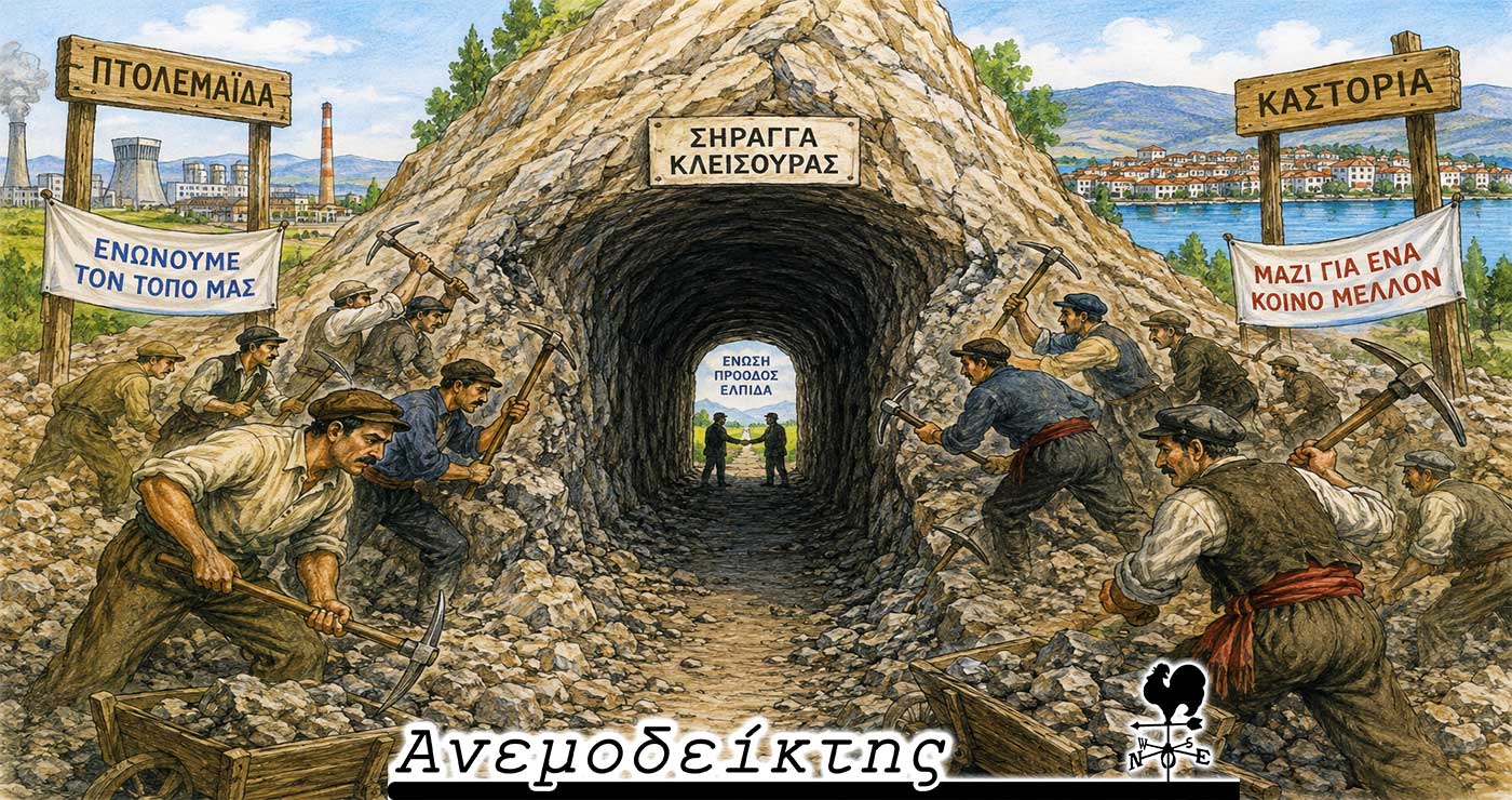 Μήπως ν’ αρχίσουμε να σκάβουμε μόνοι μας  τη σήραγγα της Κλεισούρας; – Ο ΑΝΕΜΟΔΕΙΚΤΗΣ σχολιάζει