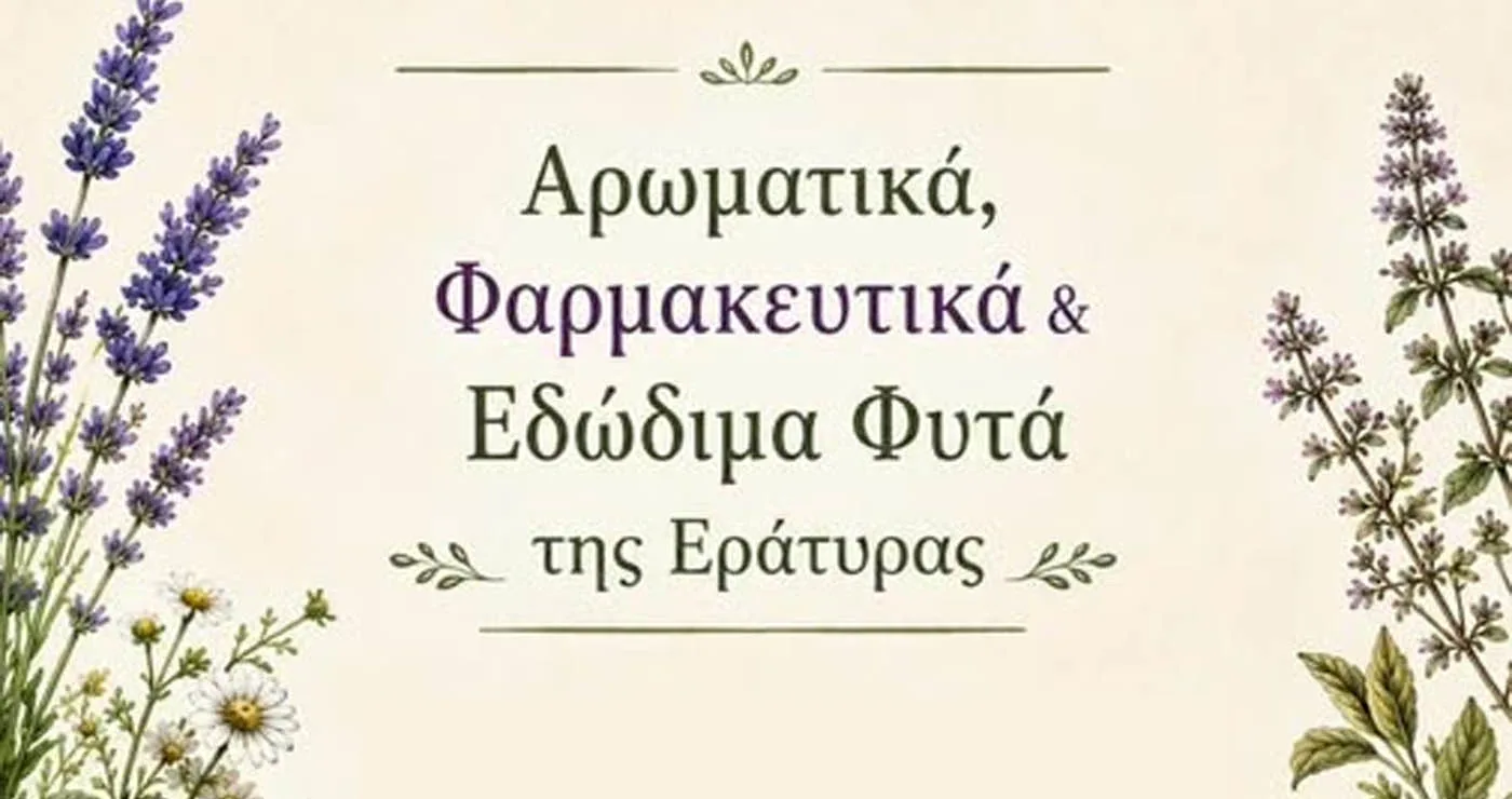 Δήμος Βοΐου: Εκδήλωση για τα Αρωματικά, φαρμακευτικά & εδώδιμα φυτά της Εράτυρας το Σάββατο 20/6