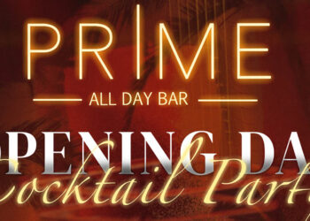 Το PRIME All Day Bar ανοίγει τις πόρτες του και σας προσκαλεί σε ένα μοναδικό Opening Day Cocktail Party!