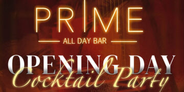 Το PRIME All Day Bar ανοίγει τις πόρτες του και σας προσκαλεί σε ένα μοναδικό Opening Day Cocktail Party!
