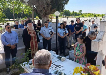 Τρισάγιο υπέρ αναπαύσεως του Συνοριακού Φύλακα Ιωάννη Παμπουκίδη στο Άργος Ορεστικό