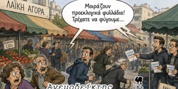 Πόσο ανεβάζουν, άραγε, τα ποσοστά των κομμάτων οι επισκέψεις στις λαϊκές; – Ο ΑΝΕΜΟΔΕΙΚΤΗΣ σχολιάζει