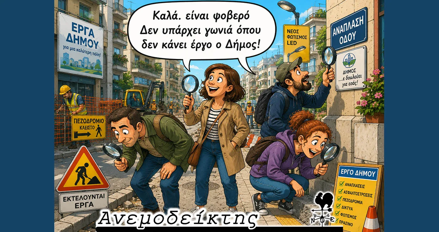 Ο Δήμος Κοζάνης στο δρόμο της κατάκτησης και νέου ρεκόρ!  Κάνει έργο σε κάθε γωνιά! – Ο Ανεμοδείκτης σχολιάζει (2/7)