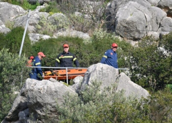 Επιχείρηση διάσωσης 78χρονου που έπεσε σε γκρεμό στην Καστοριά