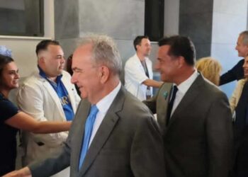 Η άφιξη Γεωργιάδη και Παπαθανάση στο Μαμάτσειο για τα εγκαίνια των ΤΕΠ– Συγχαρητήρια του Υπουργού Υγείας στη Διοικήτρια του Νοσοκομείου