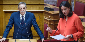 Πυρά Κουκουλόπουλου κατά Κεραμέως (βίντεο)