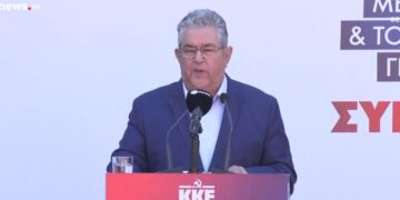 Ομιλία Κουτσούμπα στην Φλώρινα: Πυρά κατά της Κυβέρνησης και των άλλων κομμάτων (Βίντεο)