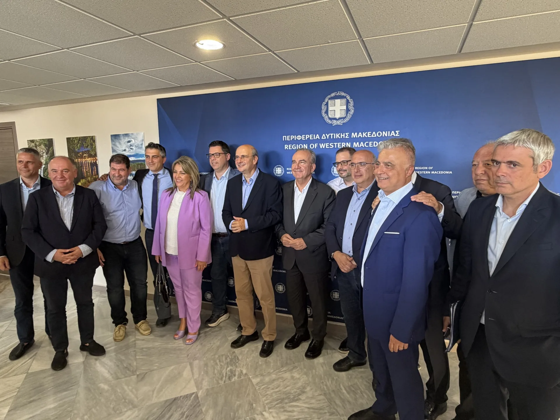 Το κυβερνητικό κλιμάκιο στη Δυτική Μακεδονία: «Ήρθαμε να μιλήσουμε με έργα»