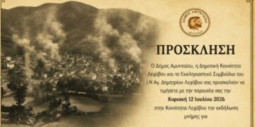 83 χρόνια από το ολοκαύτωμα του Λεχόβου – Πρόγραμμα εκδηλώσεων μνήμης