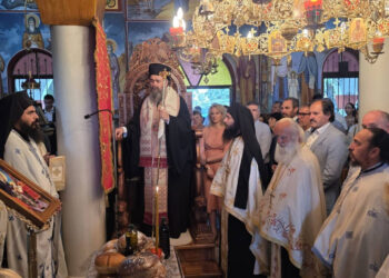Η εορτή του Οσίου Νικοδήμου του Αγιορείτου στην Ενορία Παπαγιάννη Φλώρινας χοροστατούντος του Μητροπολίτου