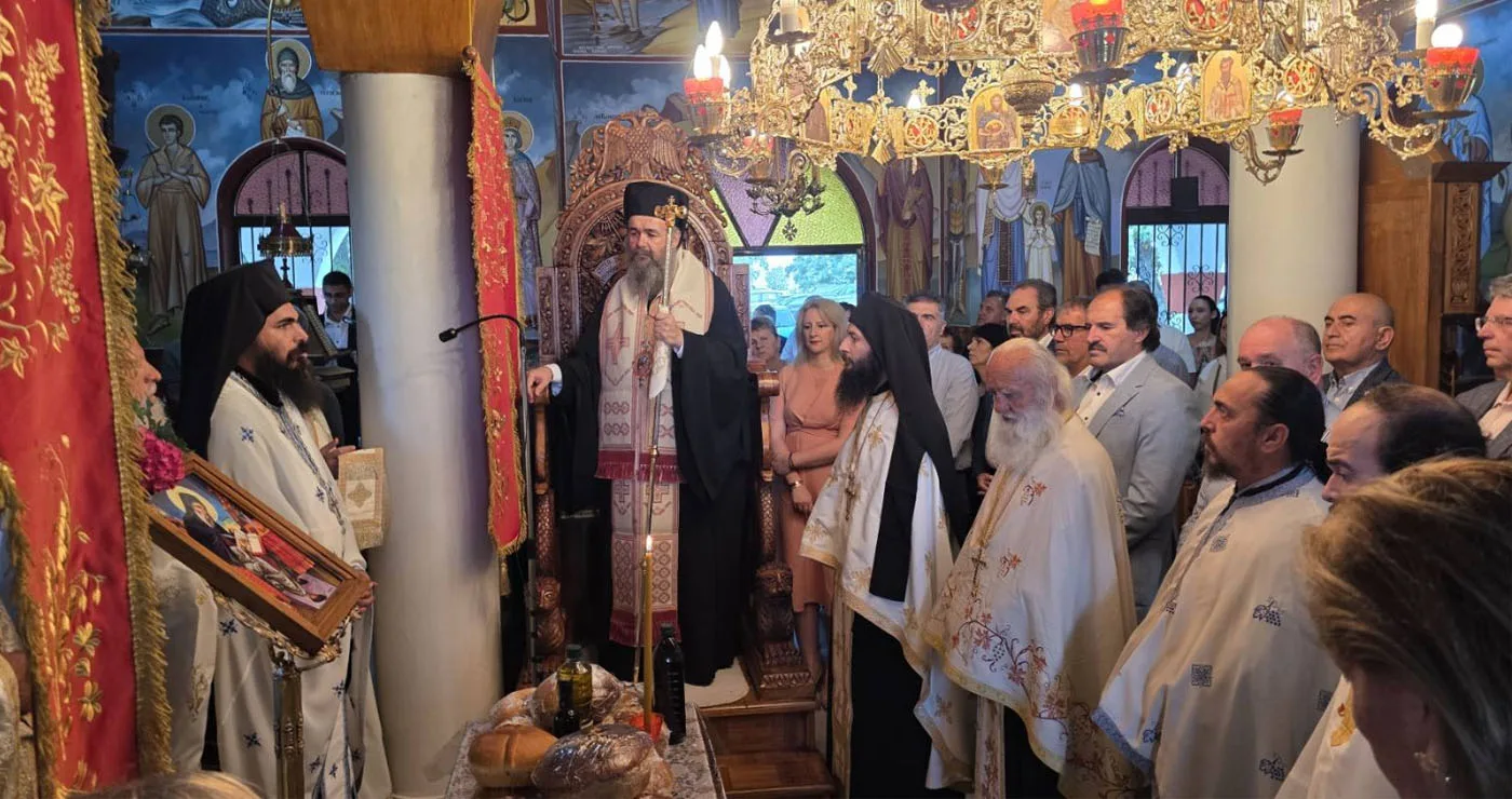 Η εορτή του Οσίου Νικοδήμου του Αγιορείτου στην Ενορία Παπαγιάννη Φλώρινας χοροστατούντος του Μητροπολίτου
