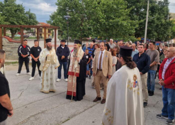 Χοροστατούντος του Μητροπολίτη κ.κ. Ειρηναίου ο Εσπερινός για τη Σύναξη της Υπεραγίας Θεοτόκου της Κέλλης στο Αμύνταιο