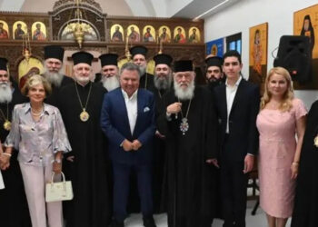 Στα θυρανοίξια του Ιερού Ναού Αγίου Παϊσίου στην Καβάλα ο Μητροπολίτης Ειρηναίος
