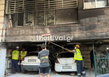 Θεσσαλονίκη: Ξεκίνησαν οι εργασίες αποκατάστασης στην πολυκατοικία όπου διαμένει η Αφροδίτη Νέστορα