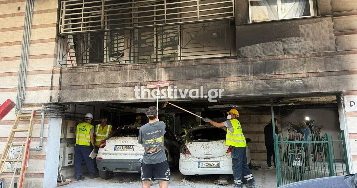 Θεσσαλονίκη: Ξεκίνησαν οι εργασίες αποκατάστασης στην πολυκατοικία όπου διαμένει η Αφροδίτη Νέστορα