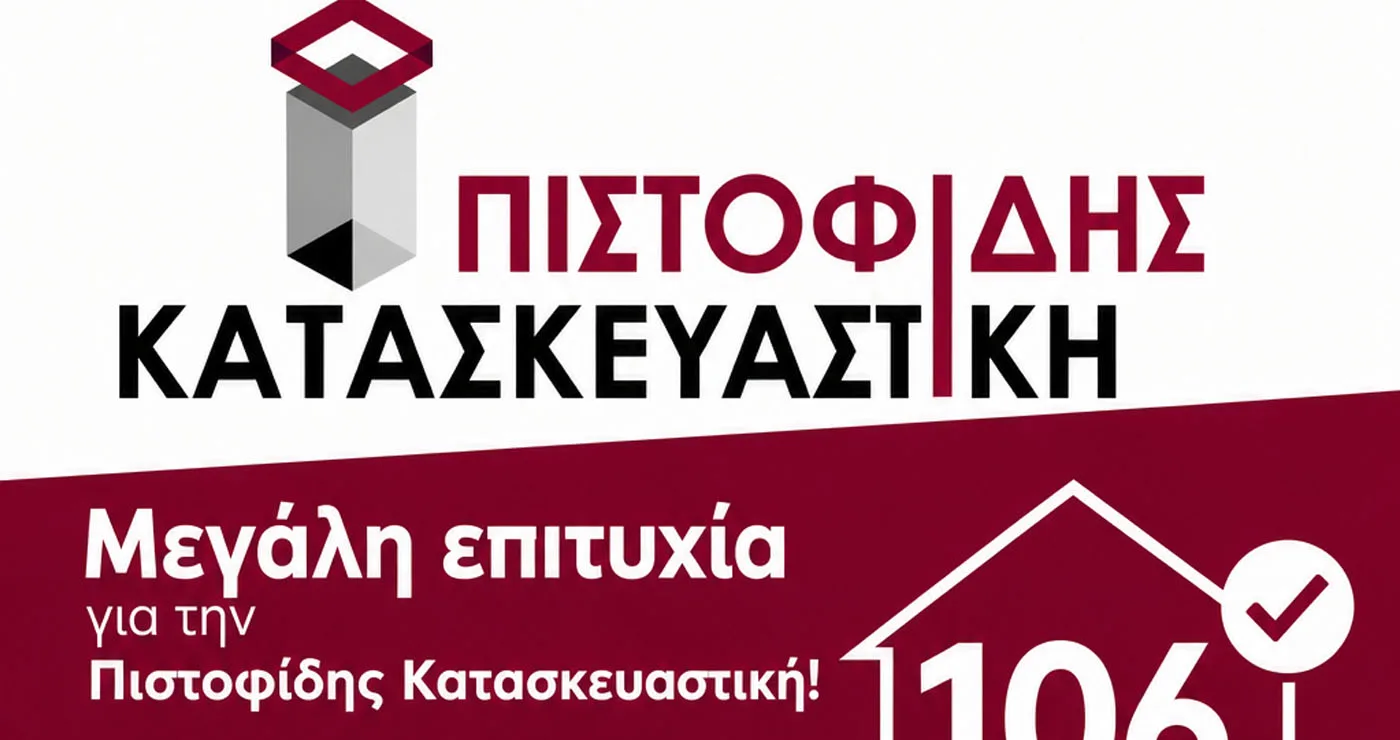 Μεγάλη επιτυχία για την Πιστοφίδης Κατασκευαστική!