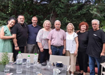 Συνάντηση των μελών του Συλλόγου Κρητών Πτολεμαΐδας με τον Βασίλη Σκουλά