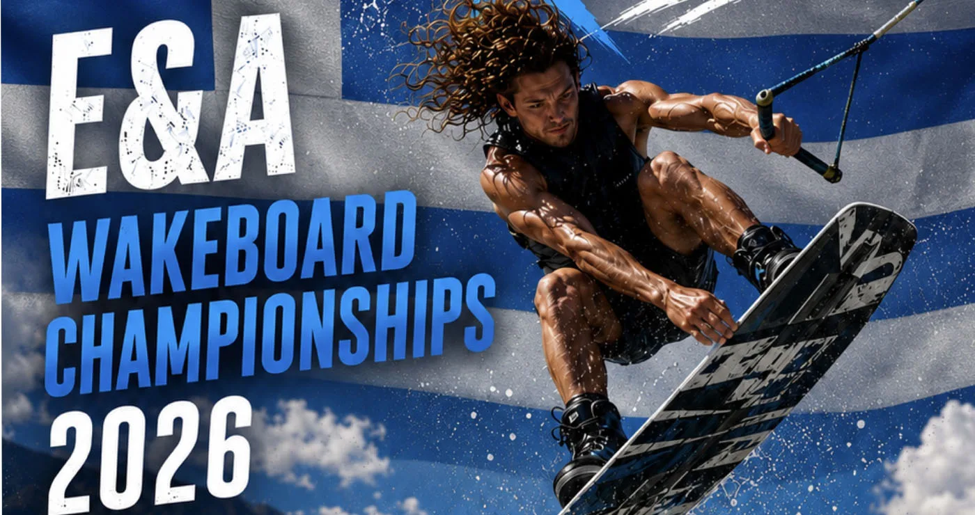 Με 130 κορυφαίους αθλητές από 15 χώρες το Πανευρωπαϊκό Πρωτάθλημα Wakeboard 2026 στη λίμνη Πολυφύτου