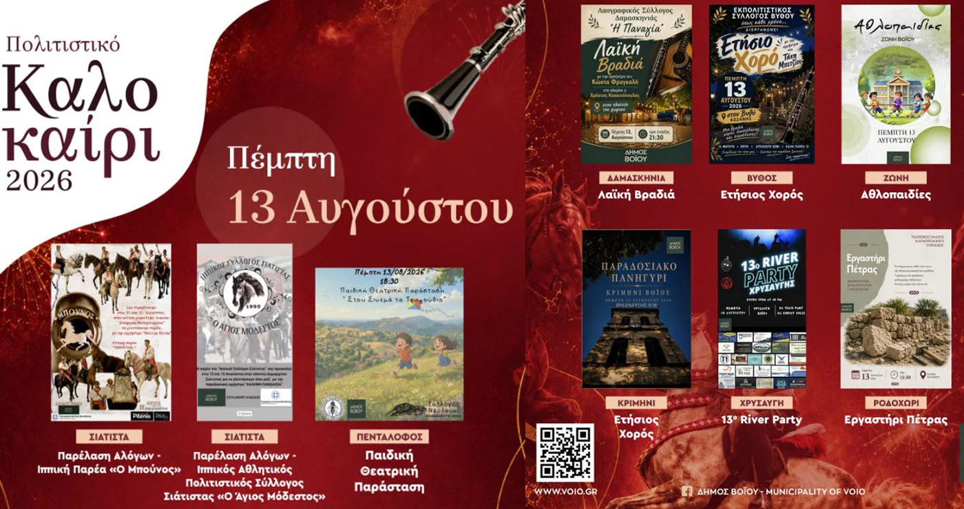 Βόιο: Παρελάσεις αλόγων στη Σιάτιστα, γλέντια στα χωριά και River Party σήμερα