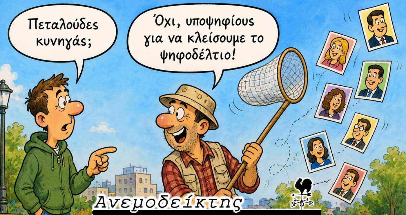Περί ονομάτων και… υποψηφιοτήτων! – Χωρίς σχόλια! – Ο ΑΝΕΜΟΔΕΙΚΤΗΣ σχολιάζει