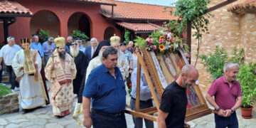 Η μεγάλη εορτή της Μεταμορφώσεως του Σωτήρος στην Ιερά Μονή Δρυοβούνου (φωτογραφίες)