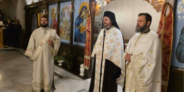 Με λαμπρότητα τελέστηκε ο Μέγας Πανηγυρικός Εσπερινός στον Ι. Ν. Μεταμορφώσεως του Σωτήρος Χριστού Πτολεμαΐδας (βίντεο -ρεπορτάζ της Κούλας Πουλασιχίδου)