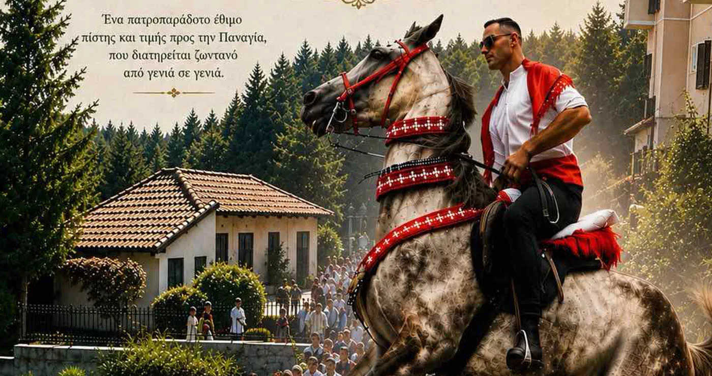 Σιάτιστα: Η μεγάλη ημέρα των Καβαλάρηδων τον Δεκαπενταύγουστο – Το έθιμο που γεμίζει την πόλη