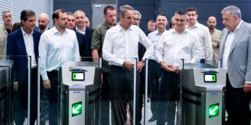 Παράδοση της επέκτασης του Μετρό Θεσσαλονίκης προς την Καλαμαριά παρουσία Μητσοτάκη (VIDEO)