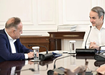 Ο Μητσοτάκης συναντήθηκε με τον Αγγελούδη: Θα έχουμε μία καινούργια ΔΕΘ το 2030 και έναν πολύ μεγάλο χώρο πρασίνου στο κέντρο της πόλης