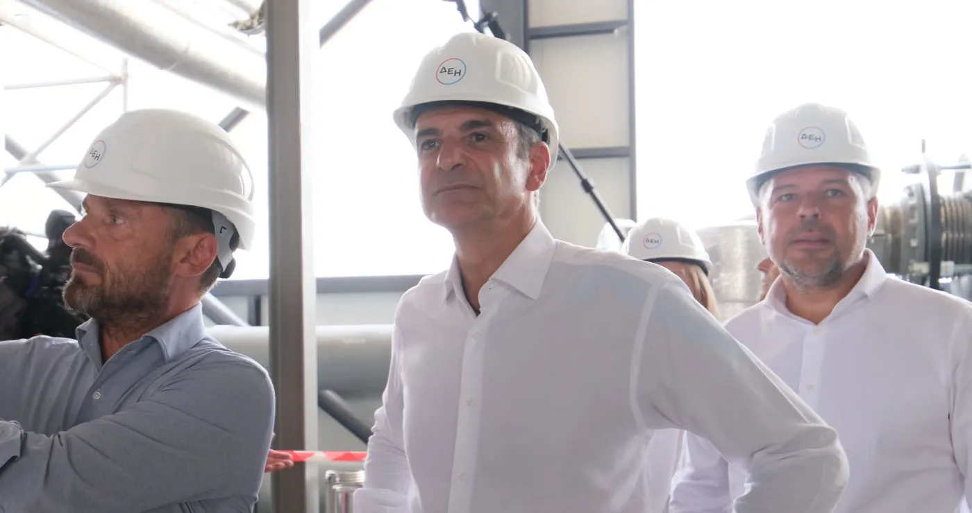 Από τον ΑΗΣ Καρδιάς στο Μαμάτσειο ο Κυριάκος Μητσοτάκης – Τι είδε στις επισκέψεις του (βίντεο)