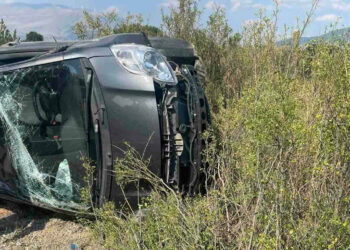 Τροχαίο στην Εγνατία Οδό – ΙΧ εξετράπη και ανετράπη, τραυματίστηκε παιδί
