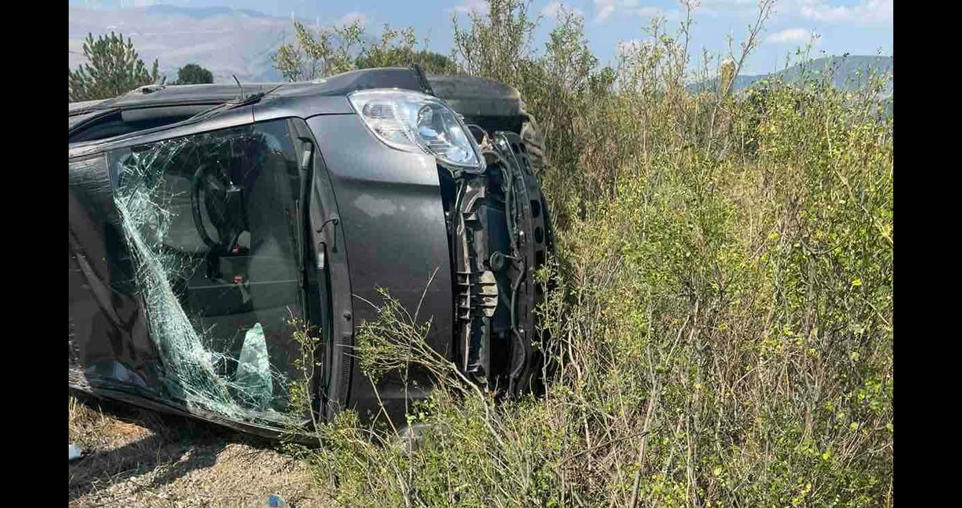 Τροχαίο στην Εγνατία Οδό – ΙΧ εξετράπη και ανετράπη, τραυματίστηκε παιδί