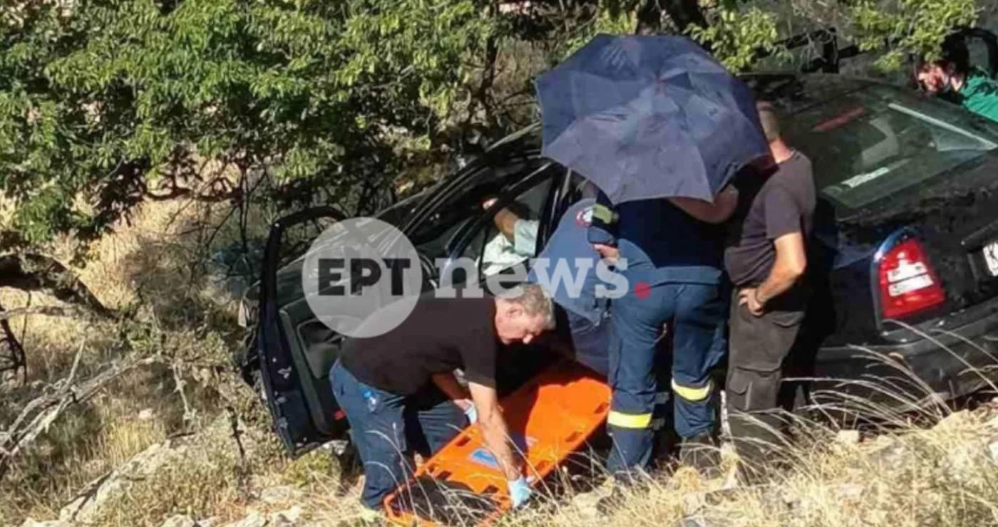Κοζάνη: Αυτοκίνητο εξετράπη και κατέληξε σε γκρεμό – Δέντρο ανέκοψε την πτώση του