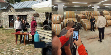 Αμύνταιο στη σερβική TV: Γαστρονομία, κρασί και Νυμφαίο στο «Gastronomad» του RTS 1