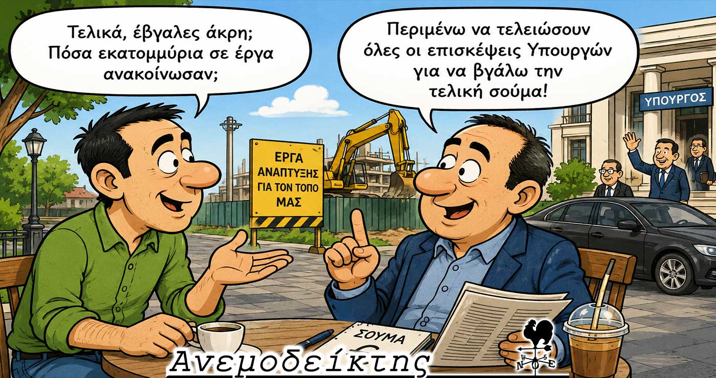 Στο τέλος της βδομάδας θα γίνει η σούμα των κυβερνητικών ανακοινώσεων – Το στοίχημα του τουρισμού, και πάλι… – Ο ΑΝΕΜΟΔΕΙΚΤΗΣ σχολιάζει