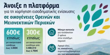 Μένεις μόνιμα σε ορεινή ή μειονεκτική περιοχή; Δες αν δικαιούσαι ενίσχυση έως 600 ευρώ – Και για την Εορδαία