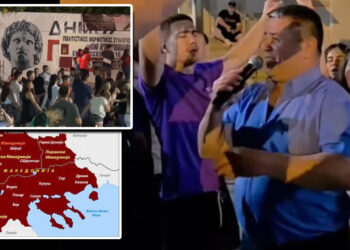 «Φύγετε Έλληνες, αρκετά πια με τα ψέματα για τον Μέγα Αλέξανδρο»: Σάλος με προκλητικό τραγούδι σε πανηγύρι χωριού στη Φλώρινα (βίντεο)