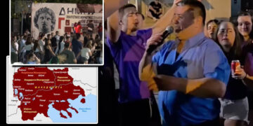 «Φύγετε Έλληνες, αρκετά πια με τα ψέματα για τον Μέγα Αλέξανδρο»: Σάλος με προκλητικό τραγούδι σε πανηγύρι χωριού στη Φλώρινα (βίντεο)
